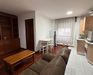 Living room of Apartment to rent in Vigo   with Heating, Parquet flooring and Furnished