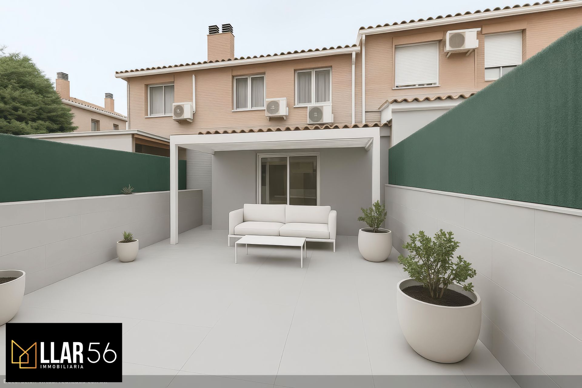 Terrace of Single-family semi-detached for sale in Santa Perpètua de Mogoda  with Air Conditioner, Heating and Parquet flooring