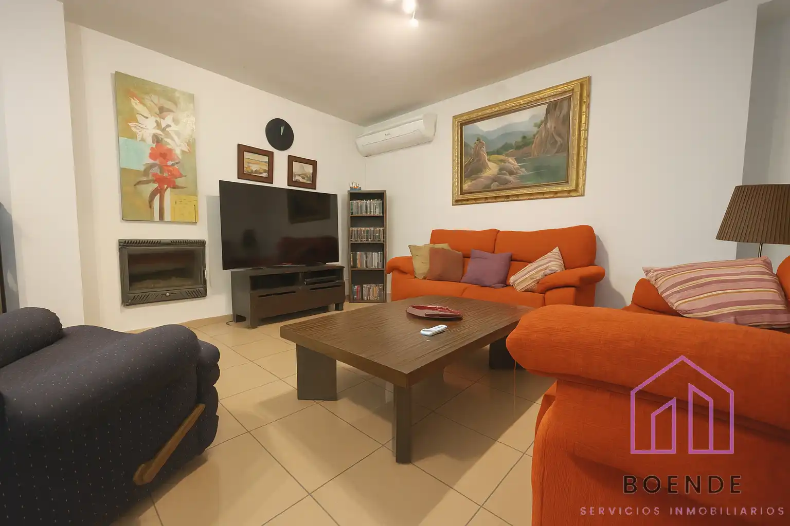 Living room of Houses for sale in Campo Real  with Air Conditioner, Heating and Private garden