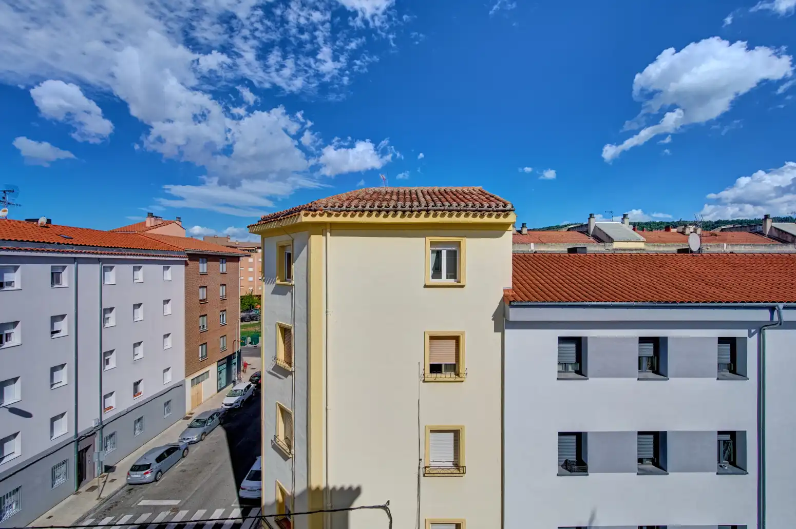 Exterior view of Flat for sale in Burlada / Burlata  with Heating and Parquet flooring