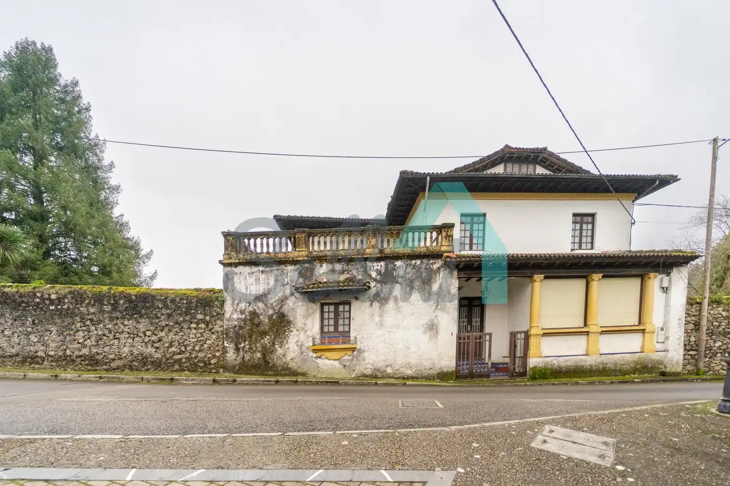 Vista exterior de Casa o xalet en venda en Piloña amb Jardí privat, Parquet i Terrassa