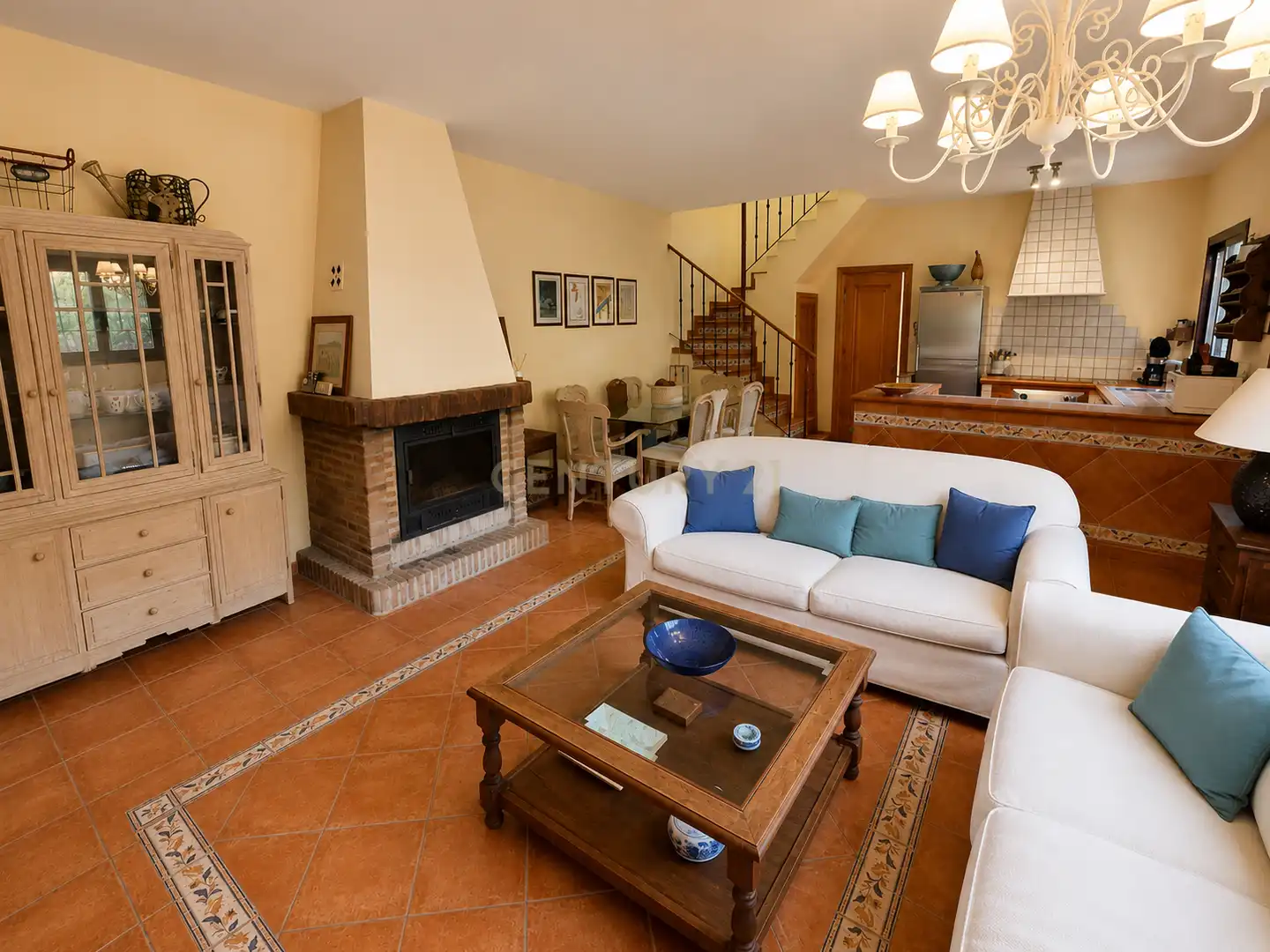 Living room of Houses for sale in Ojén  with Air Conditioner, Private garden and Storage room
