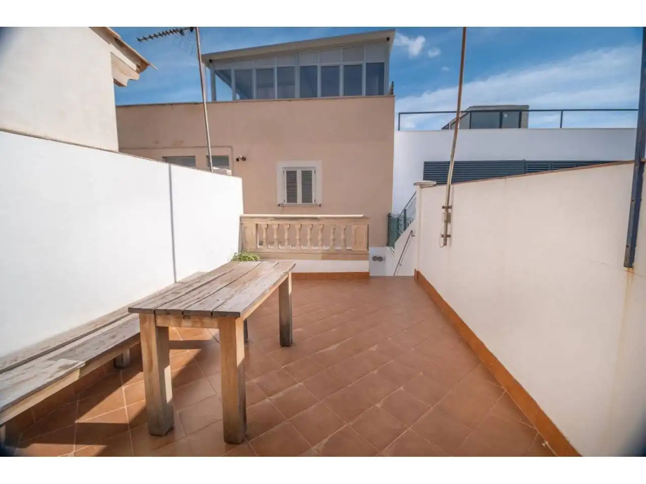 Terrasse von Wohnung zum Verkauf in  Palma de Mallorca mit Klimaanlage, Terrasse und Möbliert