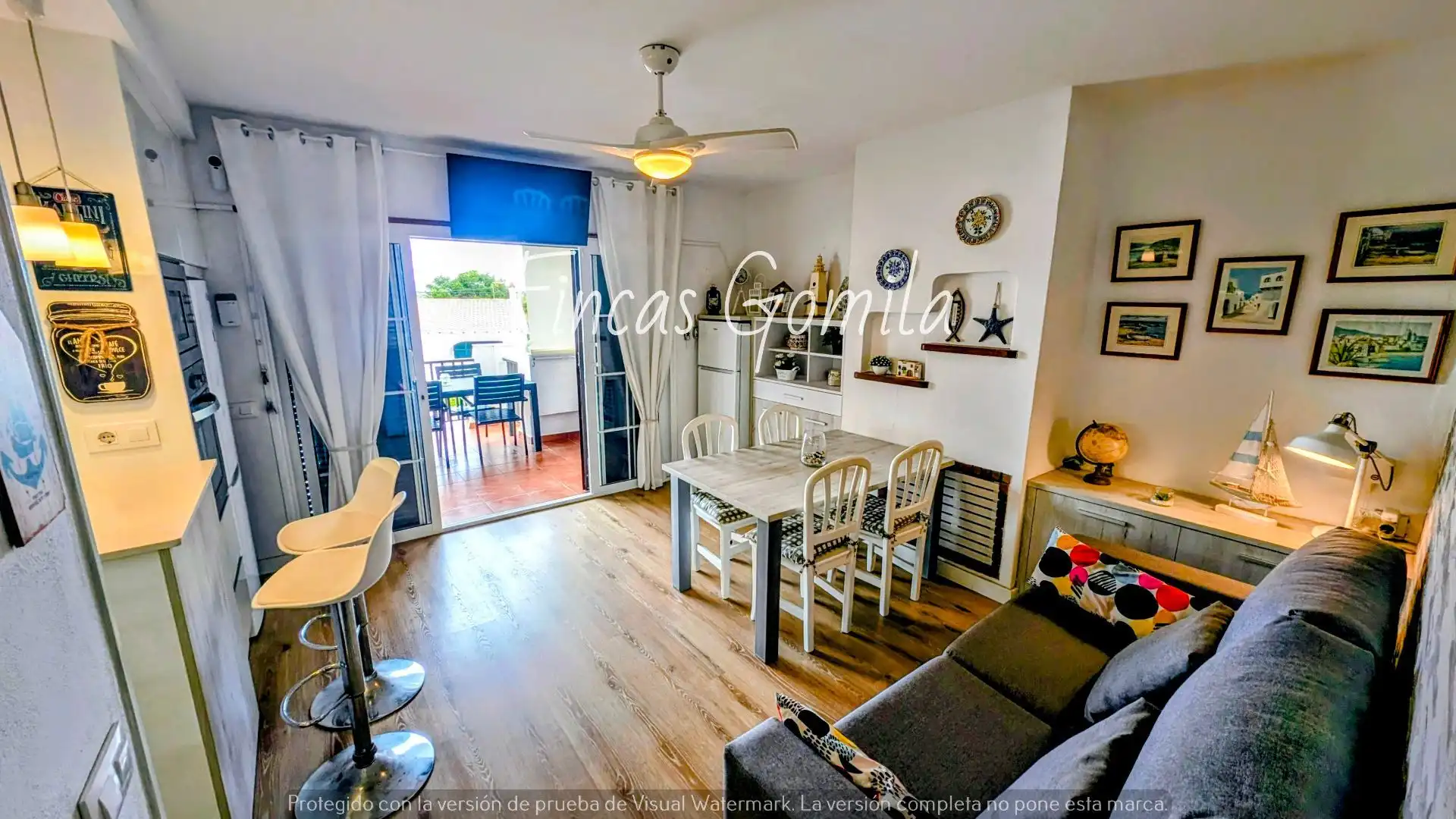 Sala de estar de Apartamento en venta en Alaior con Aire acondicionado, Terraza y Piscina comunitaria