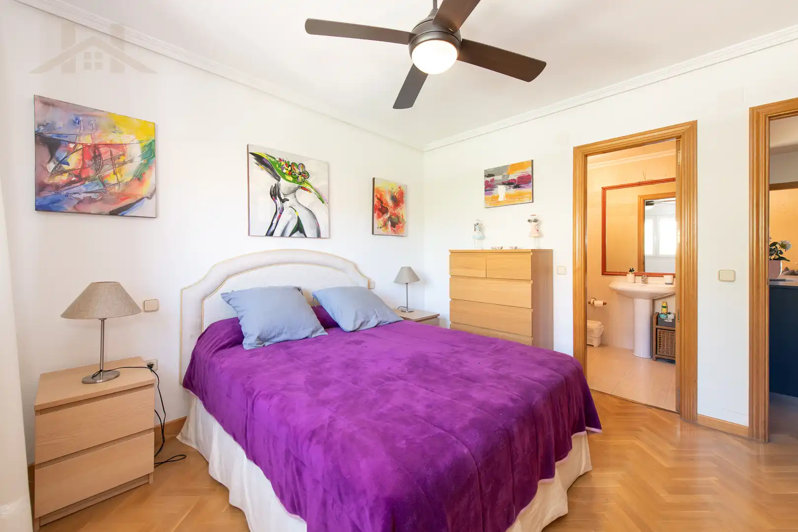 Schlafzimmer von Haus oder Chalet zum Verkauf in Colmenar Viejo mit Klimaanlage, Terrasse und Abstellraum