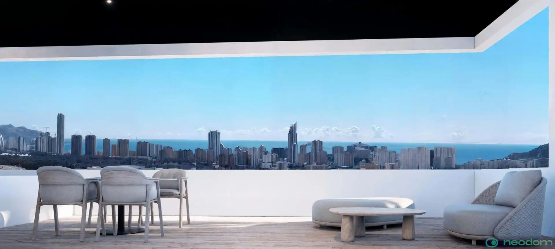 Penthouse with pool for sale in Balcón de Finestrat - Terra Marina