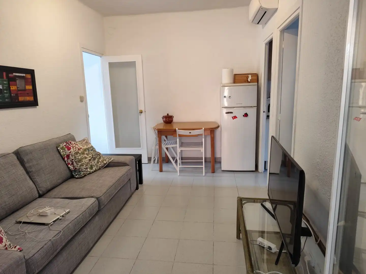Living room of Flat for rent in Calonge i Sant Antoni  with Air Conditioner, Heating and Furnished