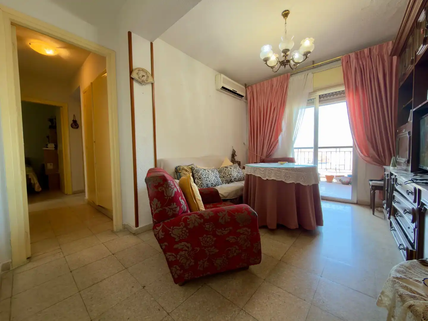 Living room of Flat for sale in Talavera de la Reina  with Air Conditioner, Terrace and Furnished
