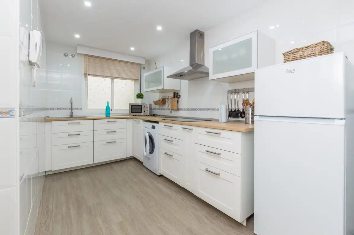 Cocina de Apartamento en venta en Marbella con Aire acondicionado, Terraza y Piscina