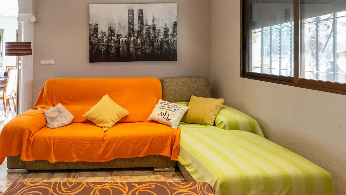 Sala de estar de Casa o chalet en venta en Crevillent con Aire acondicionado, Jardín privado y Terraza