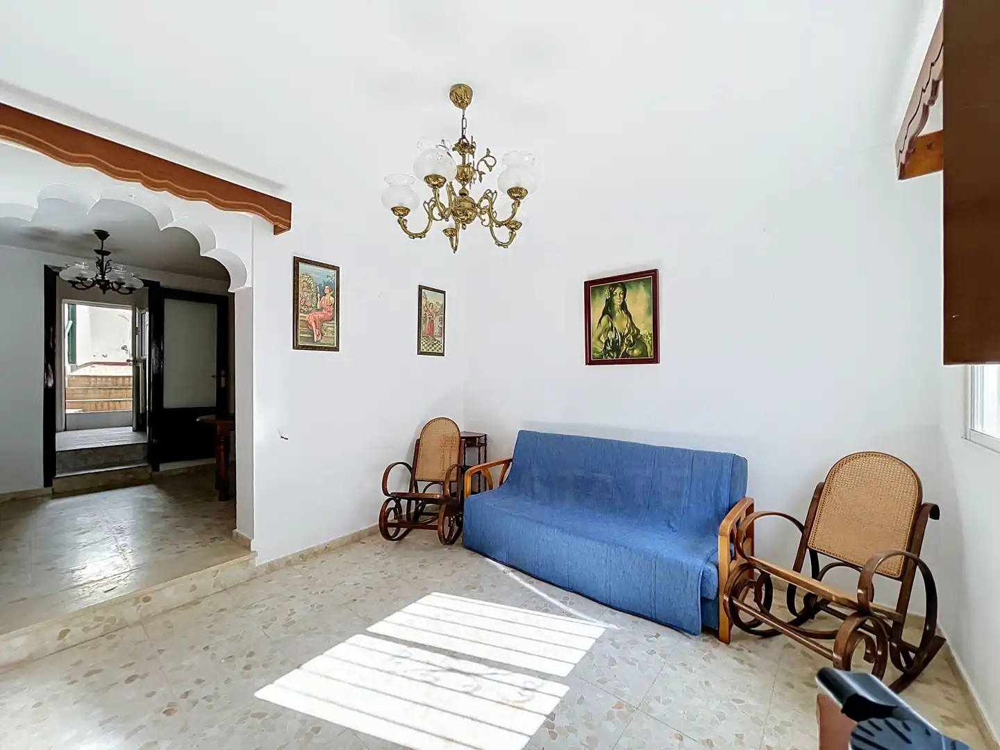 Sala de estar de Casa adosada en venta en Teba