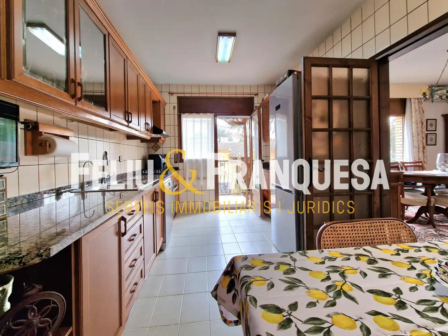 Kitchen of Houses for sale in Sant Cugat del Vallès  with Heating, Private garden and Terrace