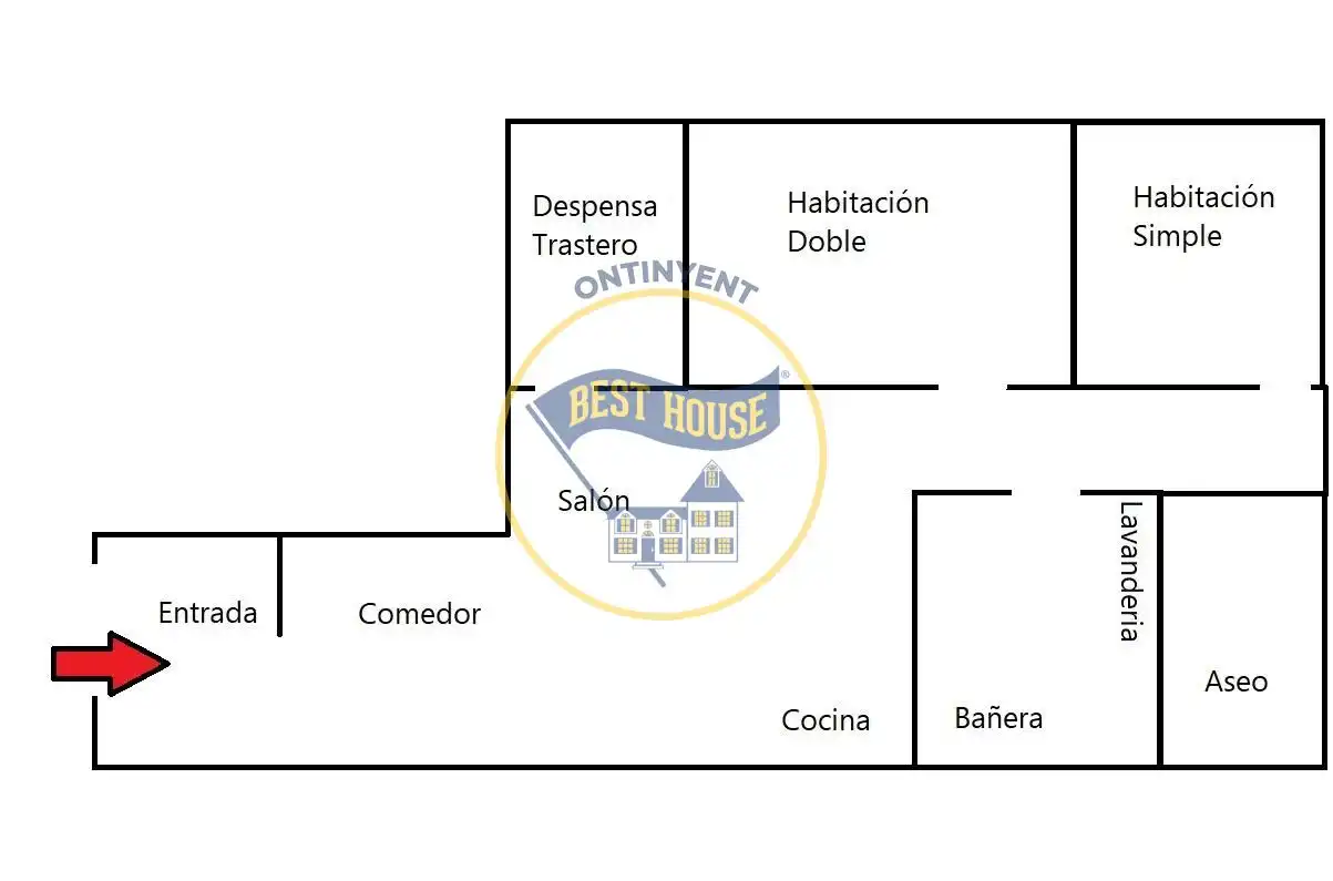 Ground floor for sale in Ontinyent  with Air Conditioner and Storage room