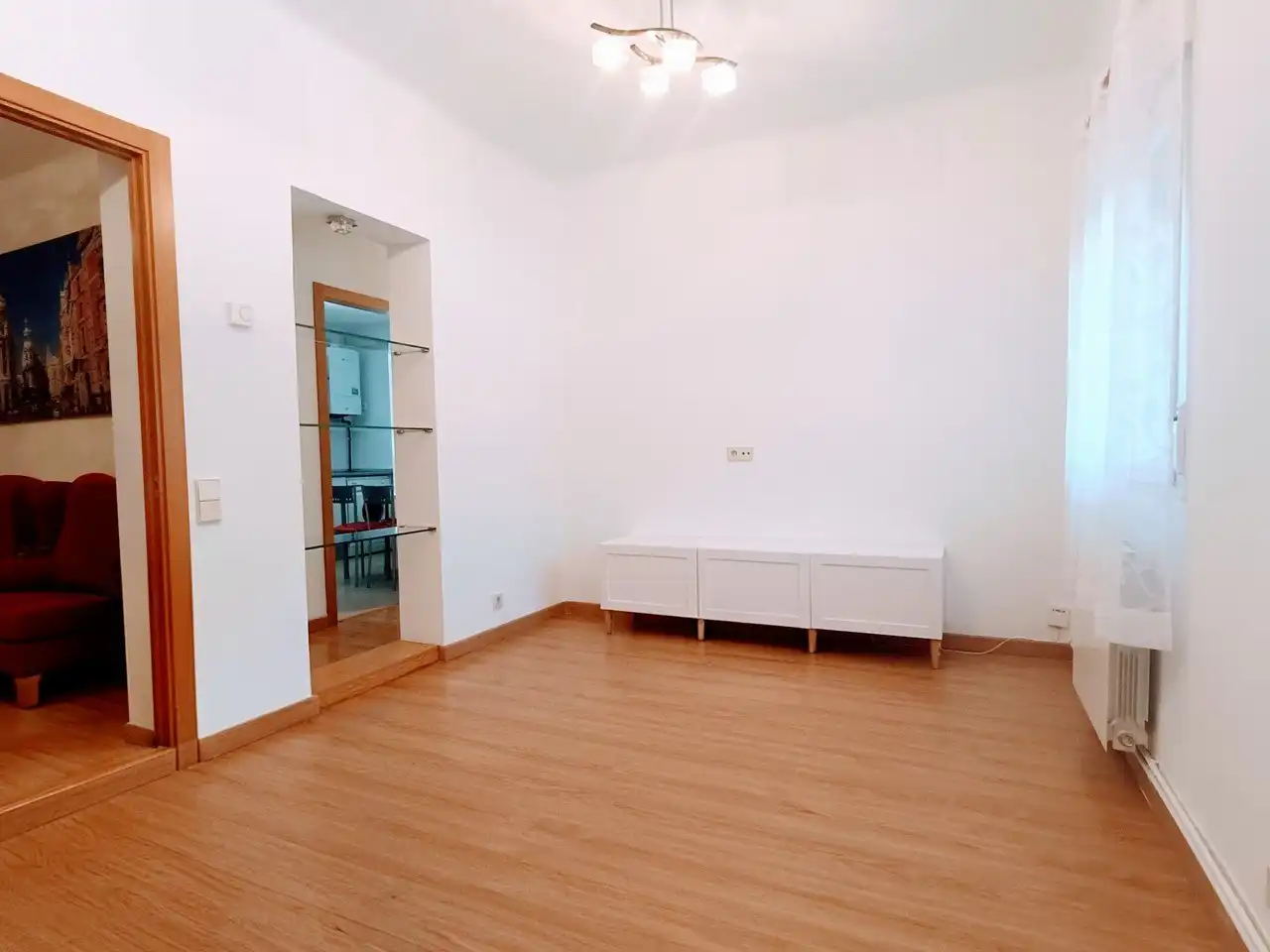 Sala d'estar de Pis de lloguer en Madrid amb Aire condicionat, Calefacció i Moblat