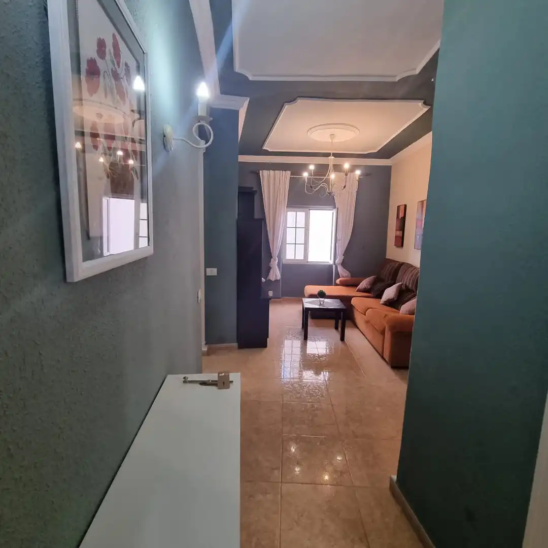 Sala d'estar de Casa o xalet de lloguer en La Guancha amb Moblat