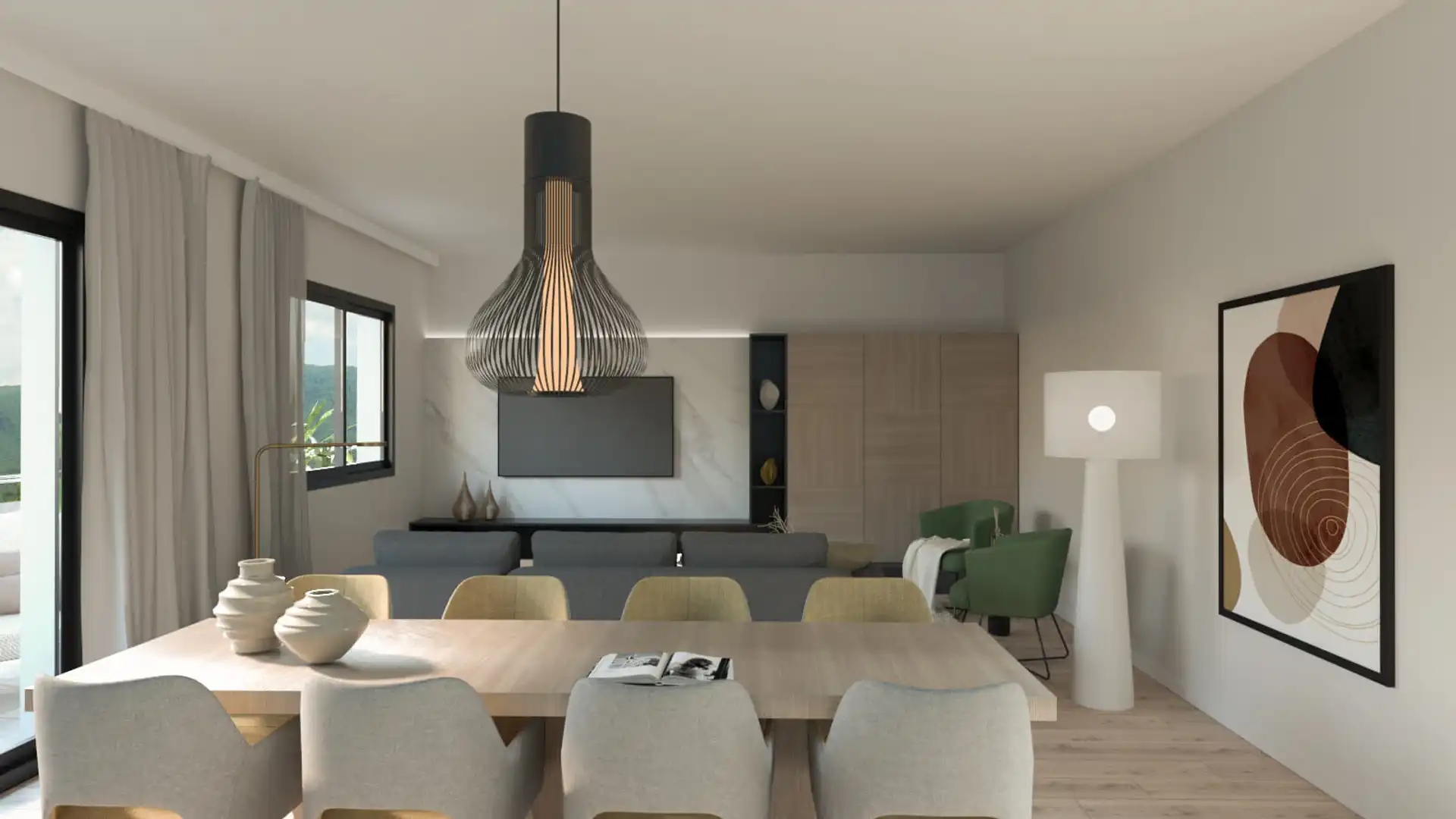 Sala de estar de Piso en venta en Alfarràs con Calefacción y Terraza