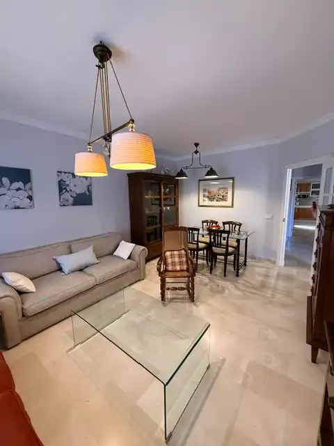 Living room of Detached homes for rent in Chiclana de la Frontera  with Air Conditioner, Furnished and Oven