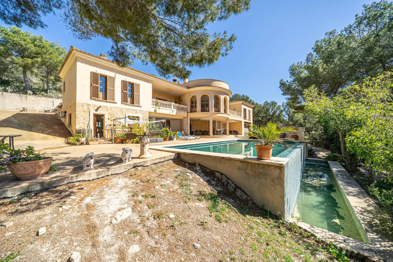 Vista exterior de Casa o xalet en venda en Calvià amb Aire condicionat, Calefacció i Jardí privat