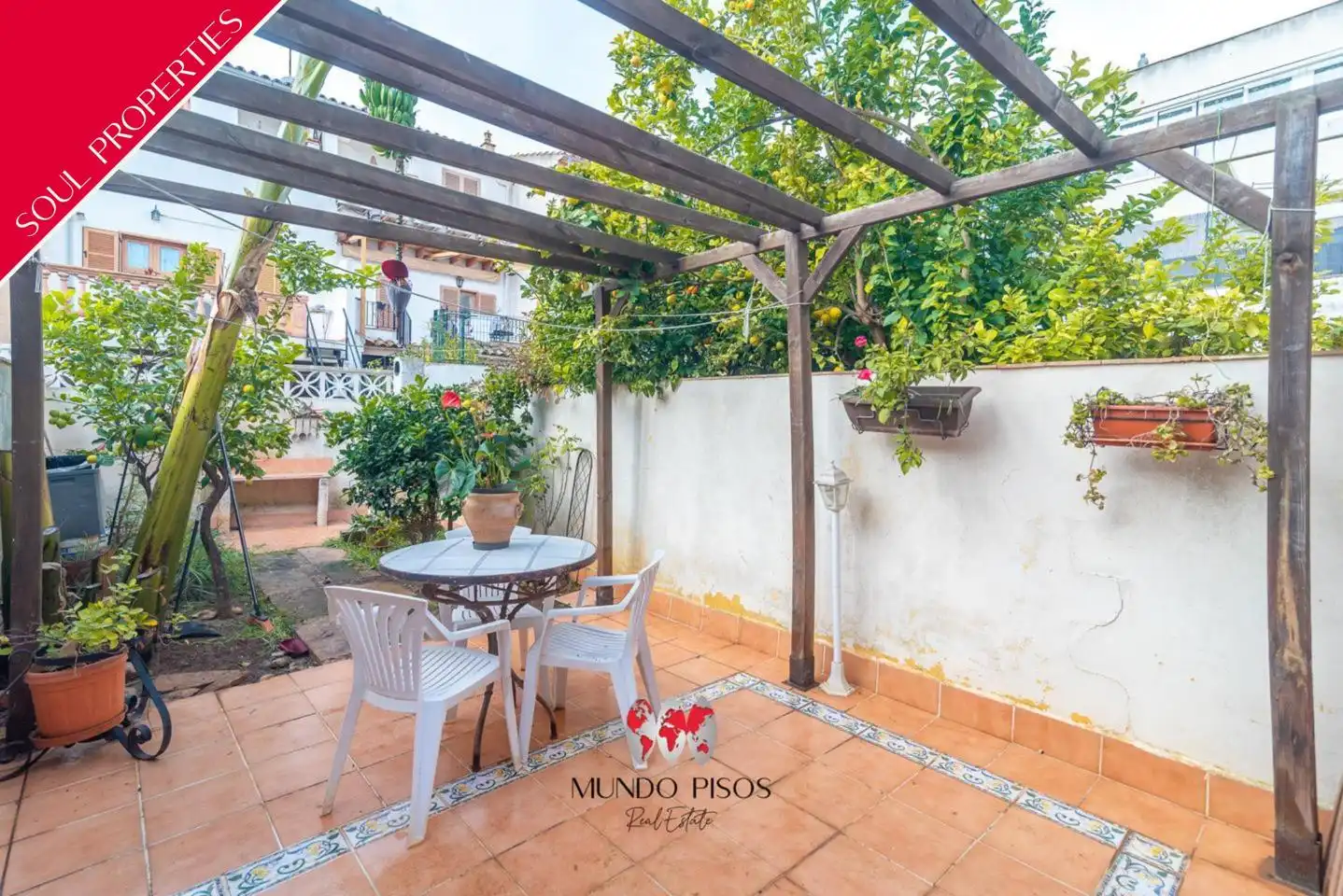 Terraza de Casa adosada en venta en Consell con Aire acondicionado, Calefacción y Jardín privado