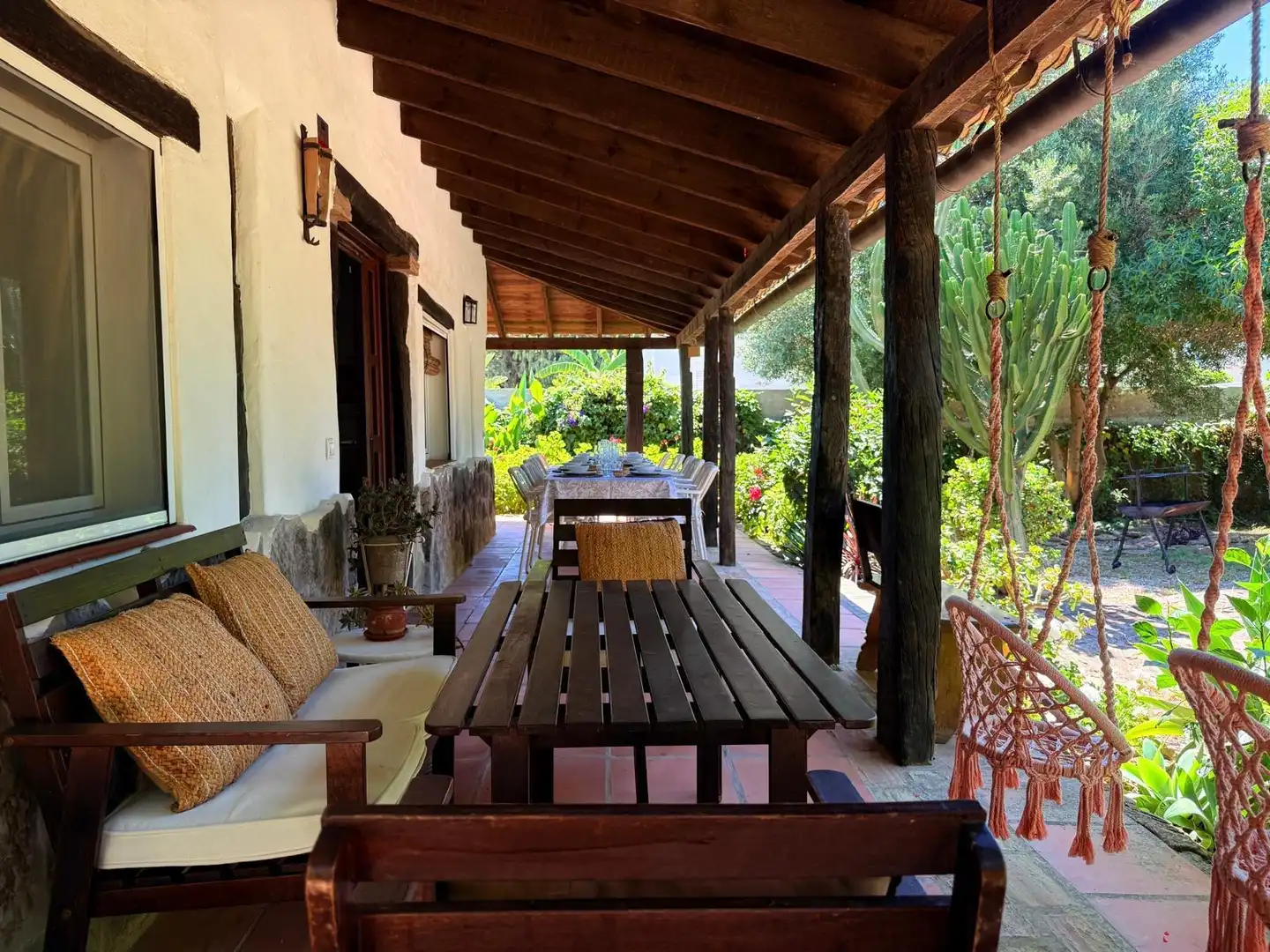 Terrace of Houses for sale in Vejer de la Frontera  with Private garden, Terrace and Furnished