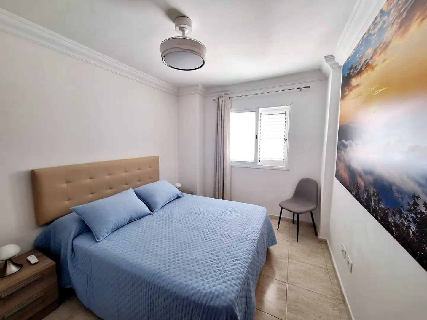 Schlafzimmer von Wohnungen zur Miete in Las Palmas de Gran Canaria mit Möbliert, Waschmaschine und Mikrowelle
