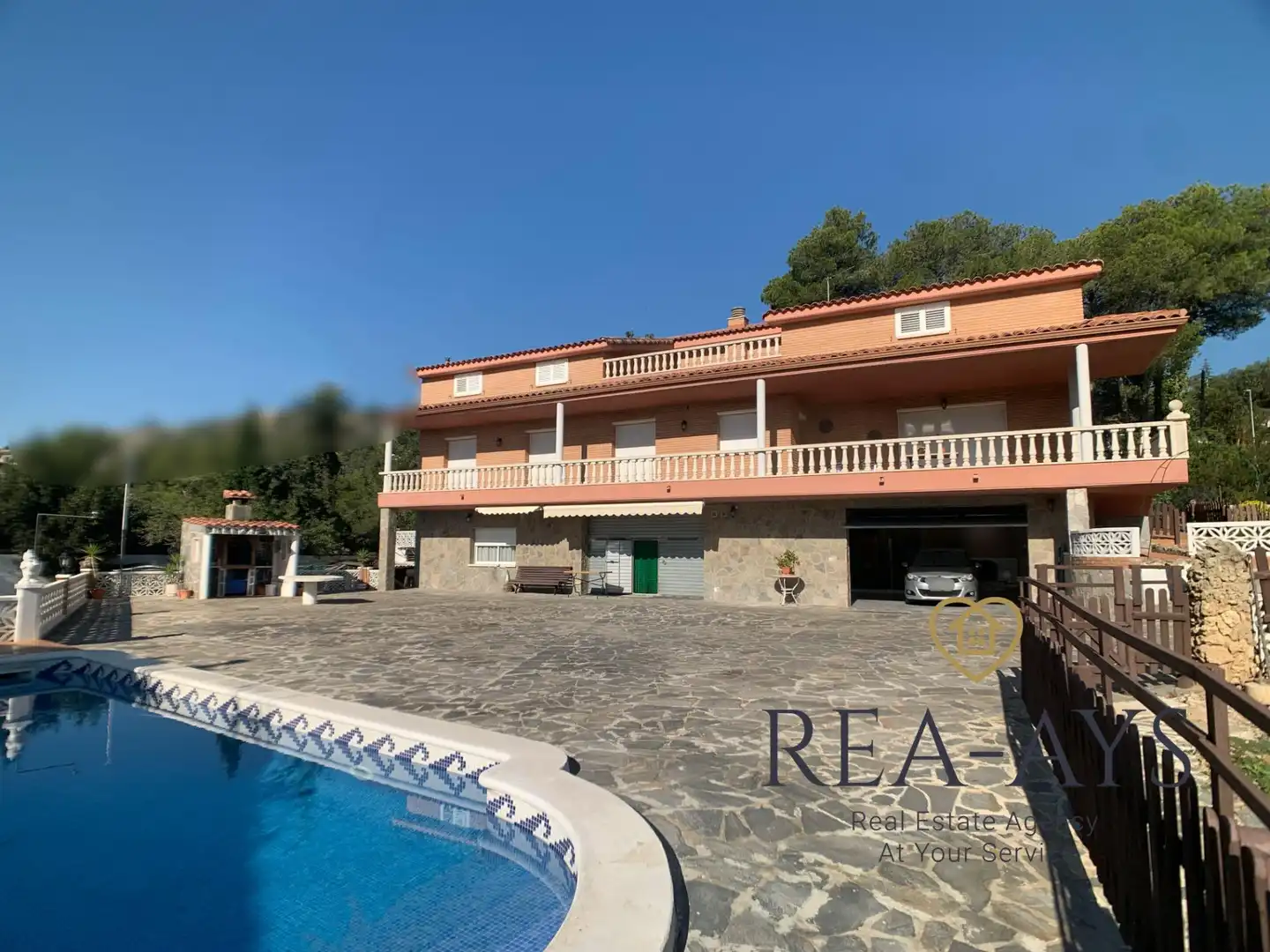 Vista exterior de Casa o chalet en venta en Vallirana con Jardín privado, Terraza y Trastero