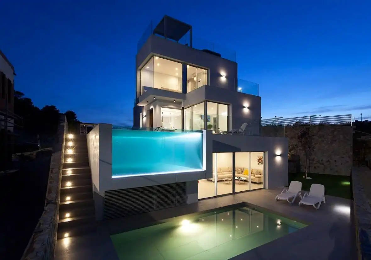 Villa mit Terrasse zum Verkauf in Balcón de Finestrat - Terra Marina, imagen 2