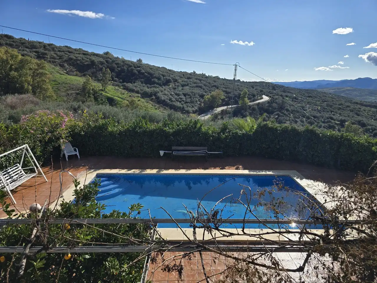 Piscina de Casa o chalet en venta en Periana con Aire acondicionado, Terraza y Piscina