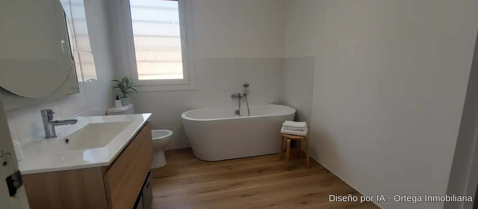 Baño de Casa o chalet en venta en Barberà del Vallès con Calefacción, Jardín privado y Terraza