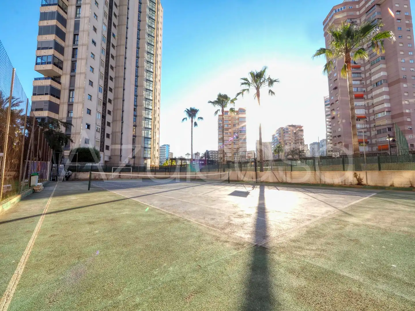 Exterior view of Flat for sale in Benidorm  with Air Conditioner and Community pool