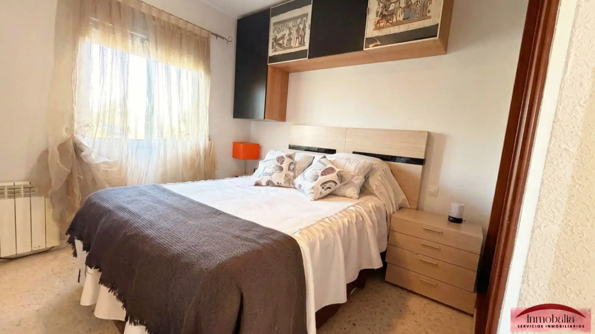 Schlafzimmer von Wohnung zum Verkauf in Sevilla mit Klimaanlage und Terrasse
