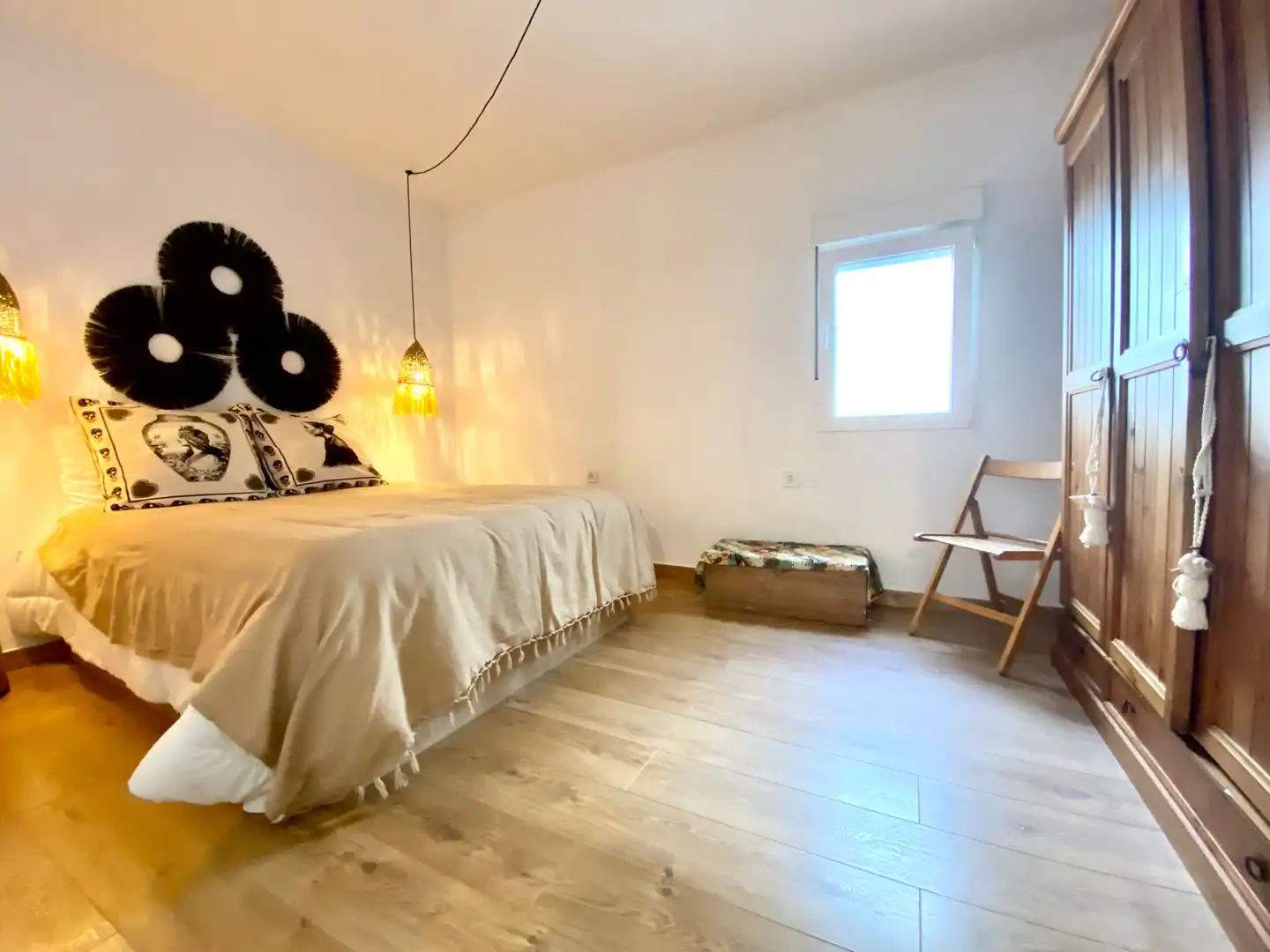 Schlafzimmer von Wohnungen zur Miete in Tarifa mit Terrasse, Möbliert und Haustiere erlaubt