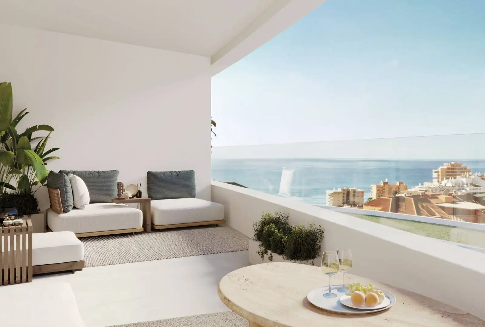 Terrace of Detached homes for sale in Fuengirola  with Air Conditioner, Heating and Private garden