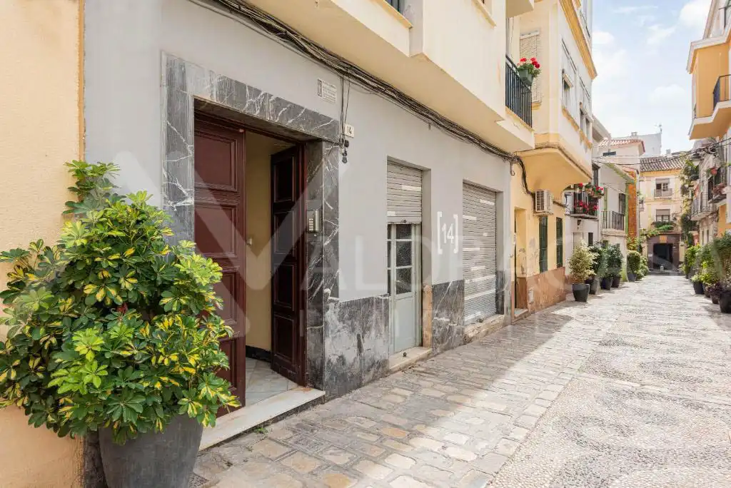 Exterior view of Flat for sale in Málaga  with Air Conditioner, Heating and Furnished