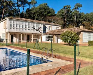 Swimming pool of House or chalet to rent in O Grove    with Private garden, Parquet flooring and Terrace