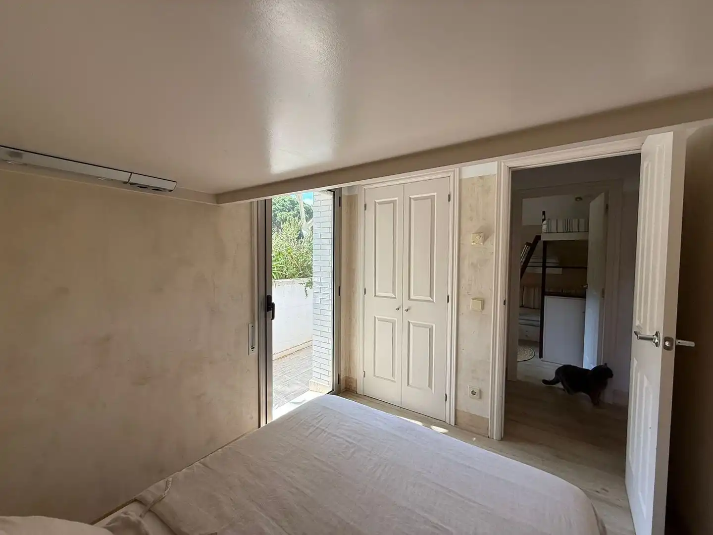 Bedroom of Flat for rent in Castell d'Aro, Platja d'Aro i s'Agaró  with Air Conditioner, Private garden and Terrace