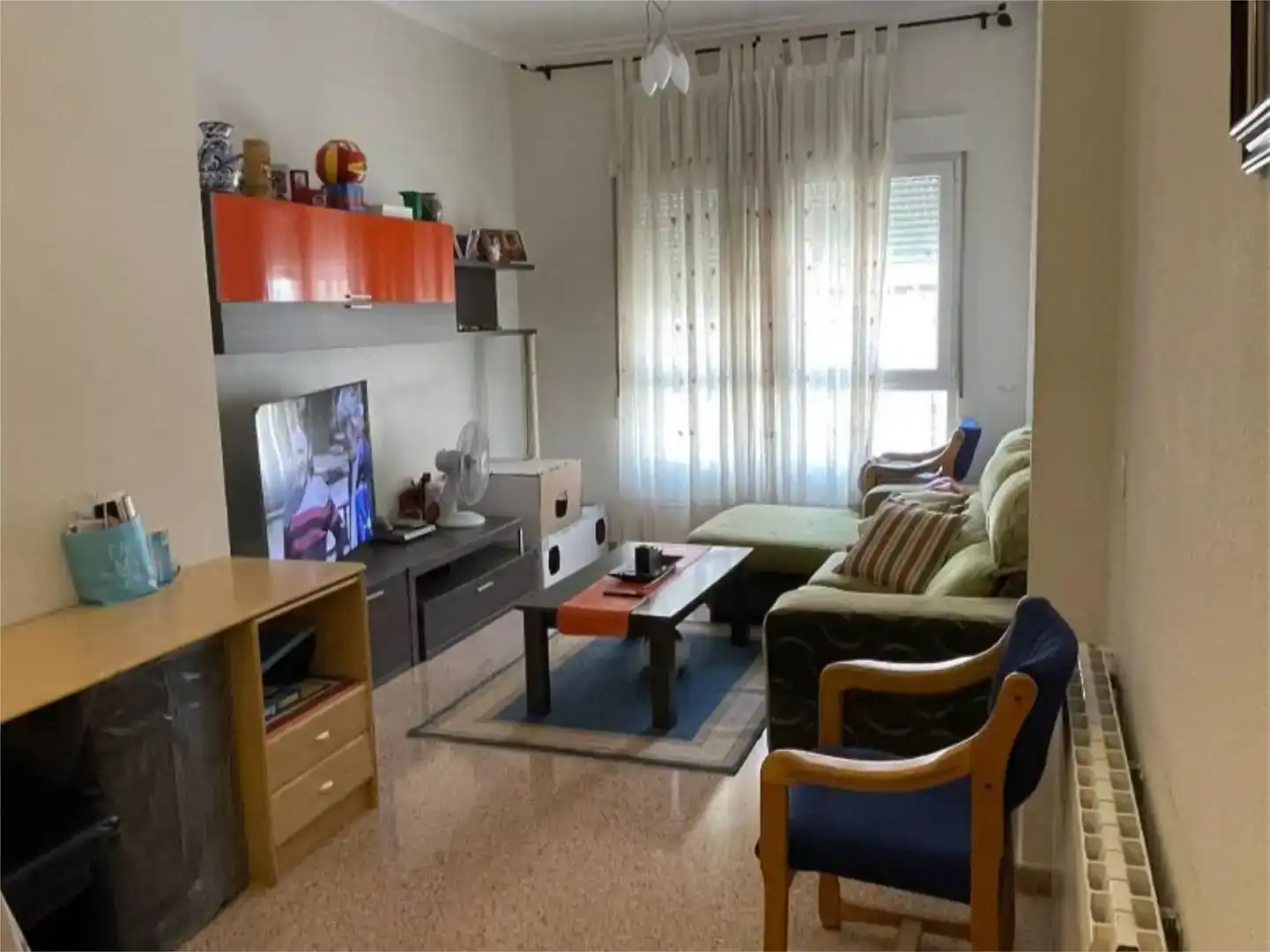Sala de estar de Piso en venta en Villena con Trastero y Amueblado