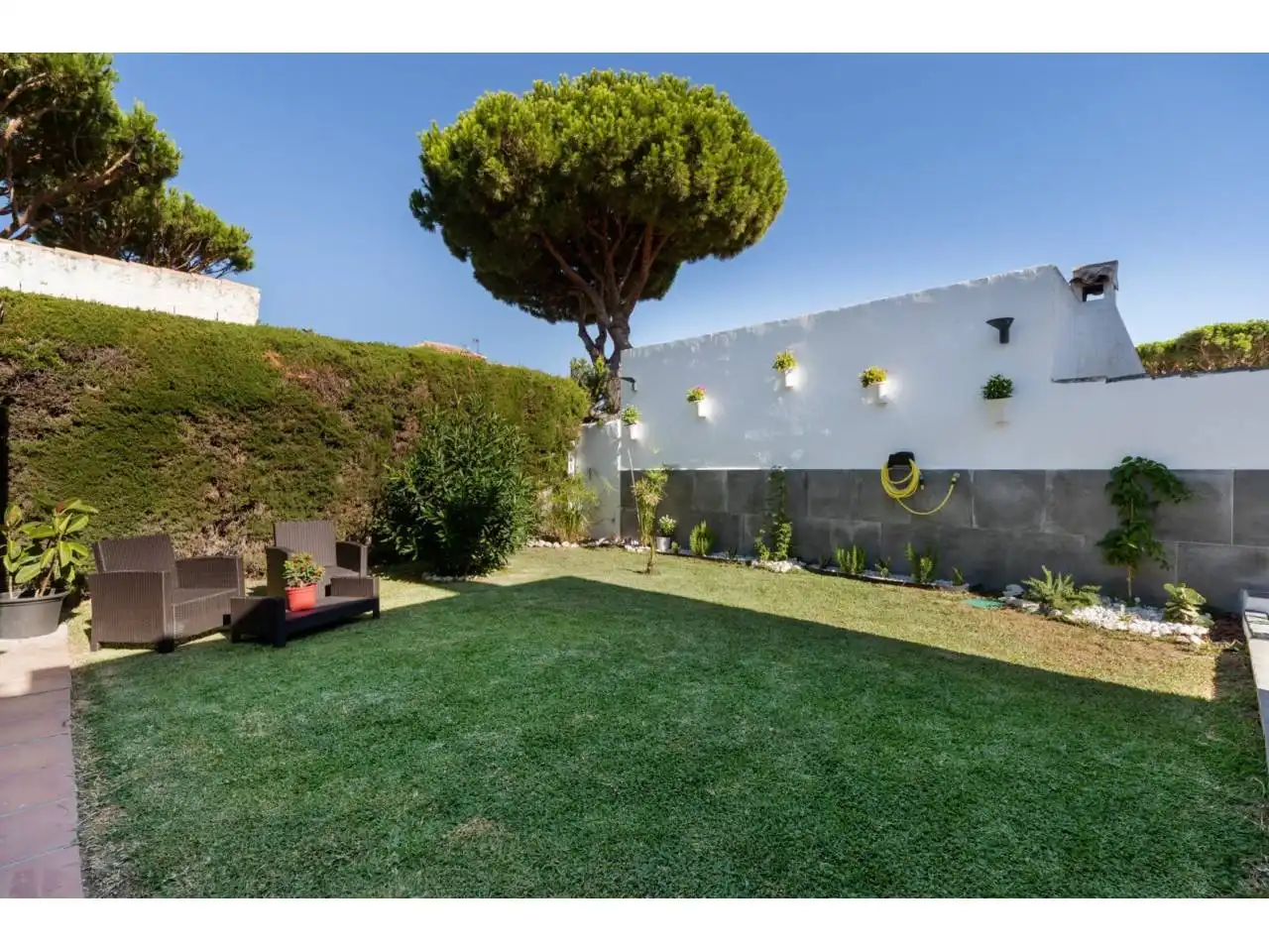 Jardín de Casa o chalet en venta en Chiclana de la Frontera con Aire acondicionado, Jardín privado y Terraza