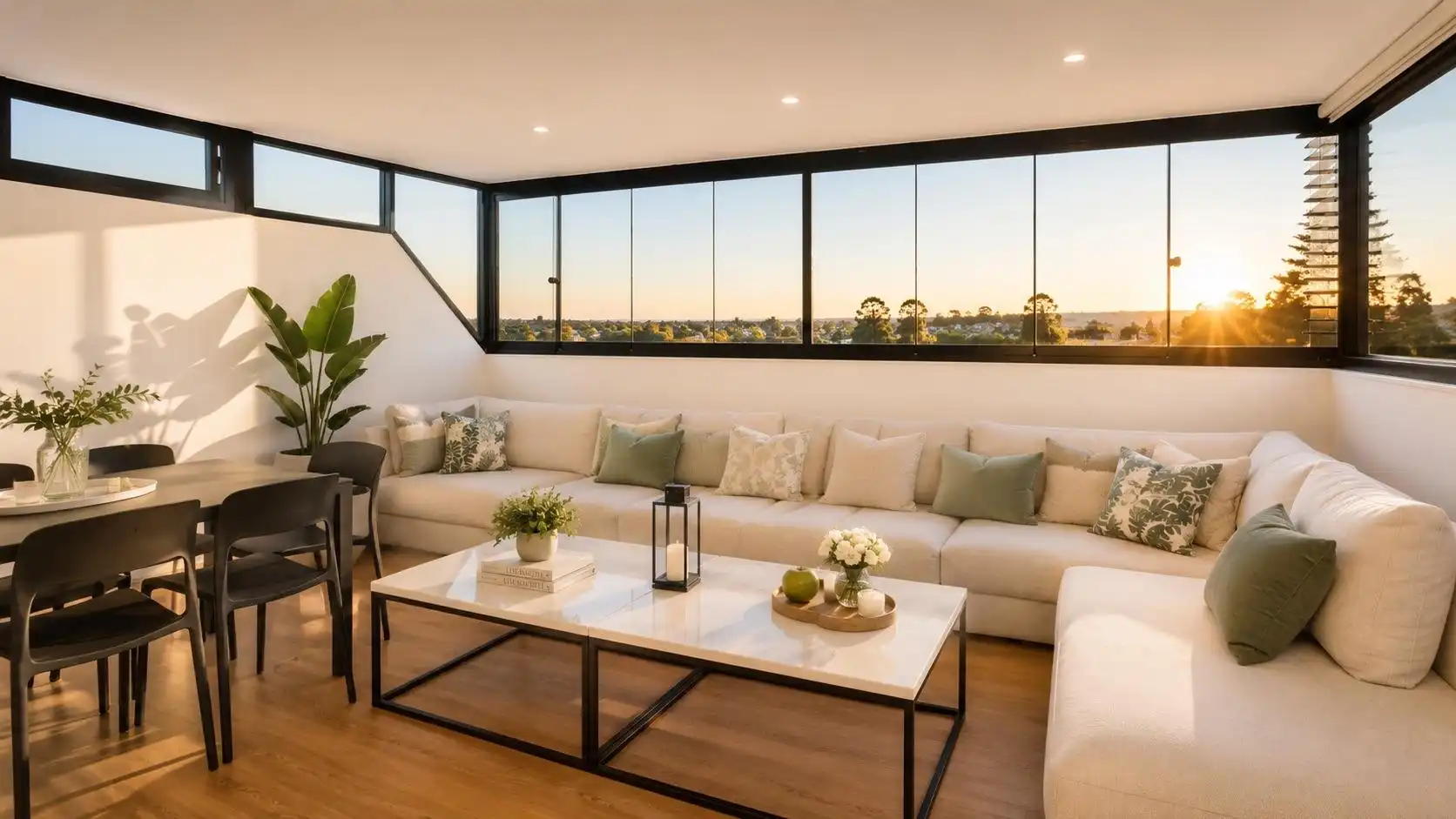 Sala d'estar de Àtic en venda en Almería amb Aire condicionat, Jardí privat i Terrassa