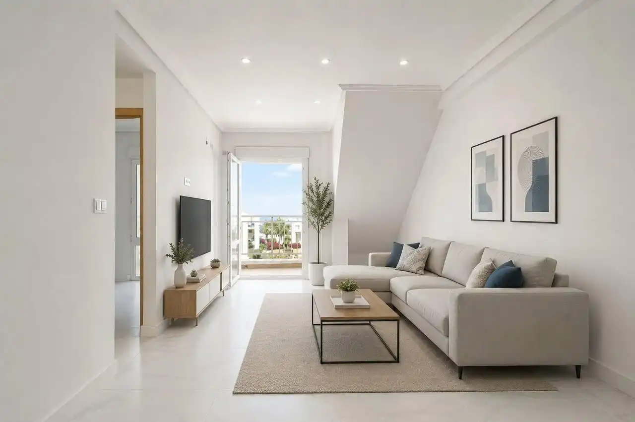 Sala de estar de Ático en venta en Orihuela