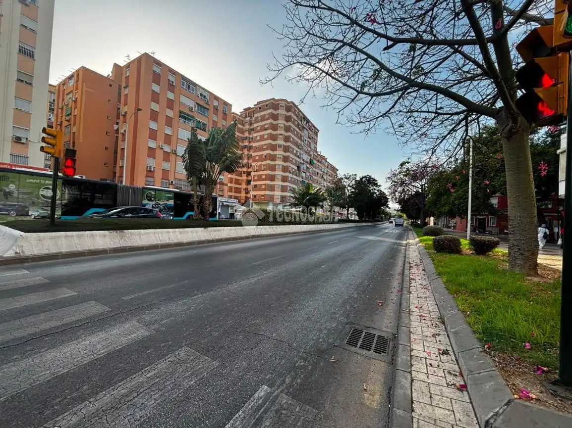 Vista exterior de Piso en venta en Málaga con Aire acondicionado, Parquet y Amueblado
