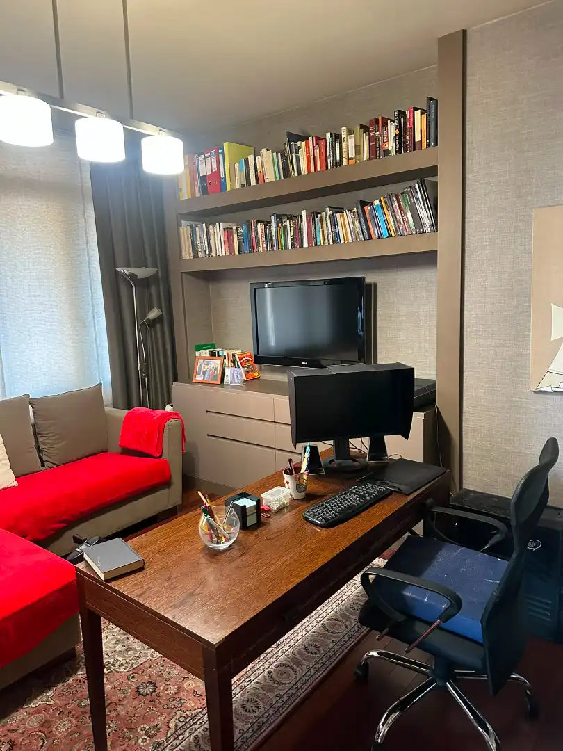Sala de estar de Piso en venta en Barcelona con Aire acondicionado, Parquet y Terraza