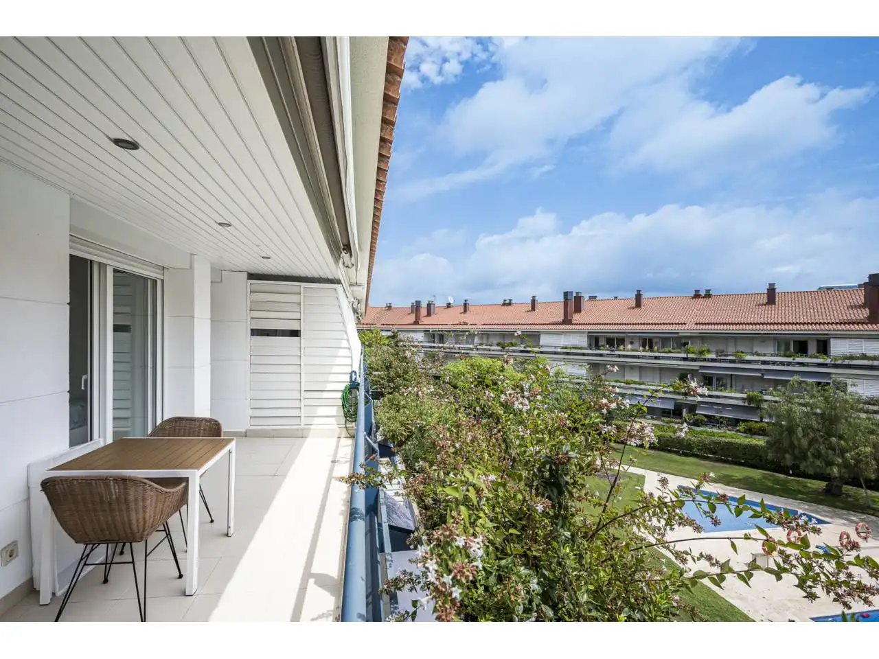 Terrasse von Dachboden zum Verkauf in Sitges mit Klimaanlage, Heizung und Terrasse