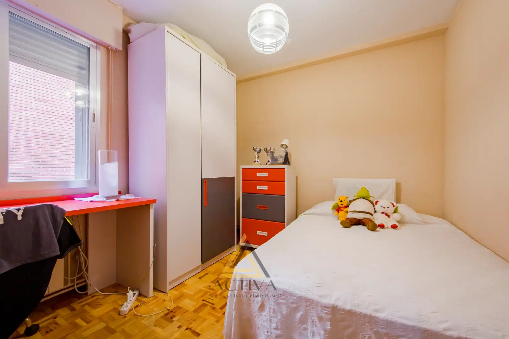 Bedroom of Flat for sale in Fuenlabrada  with Air Conditioner, Terrace and Furnished