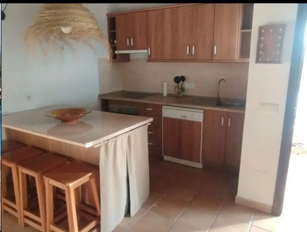 Küche von Country house zur Miete in Coín mit Privatgarten, Schwimmbad und Möbliert