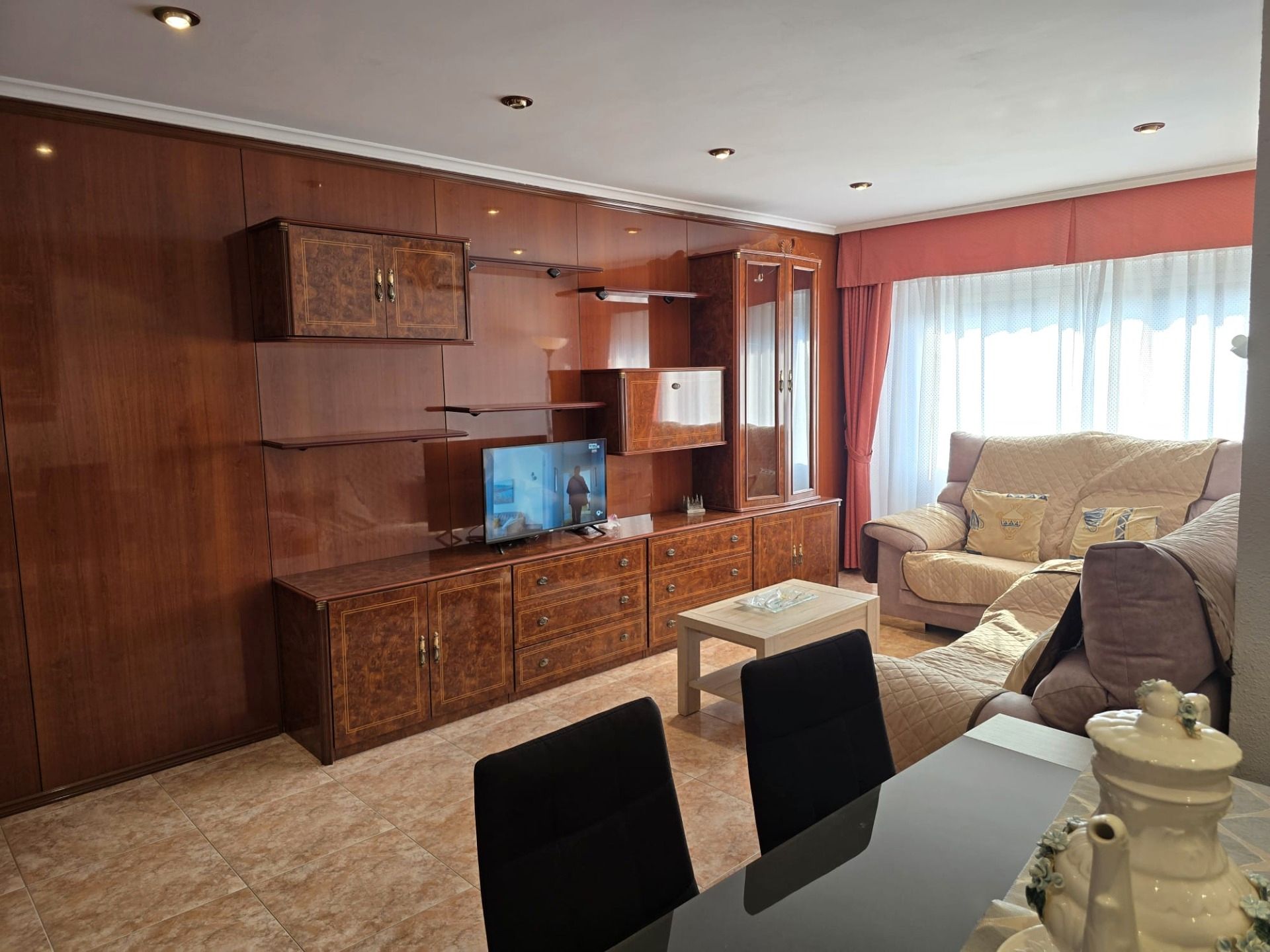 Sala de estar de Piso en venta en  Zaragoza Capital con Aire acondicionado, Calefacción y Terraza