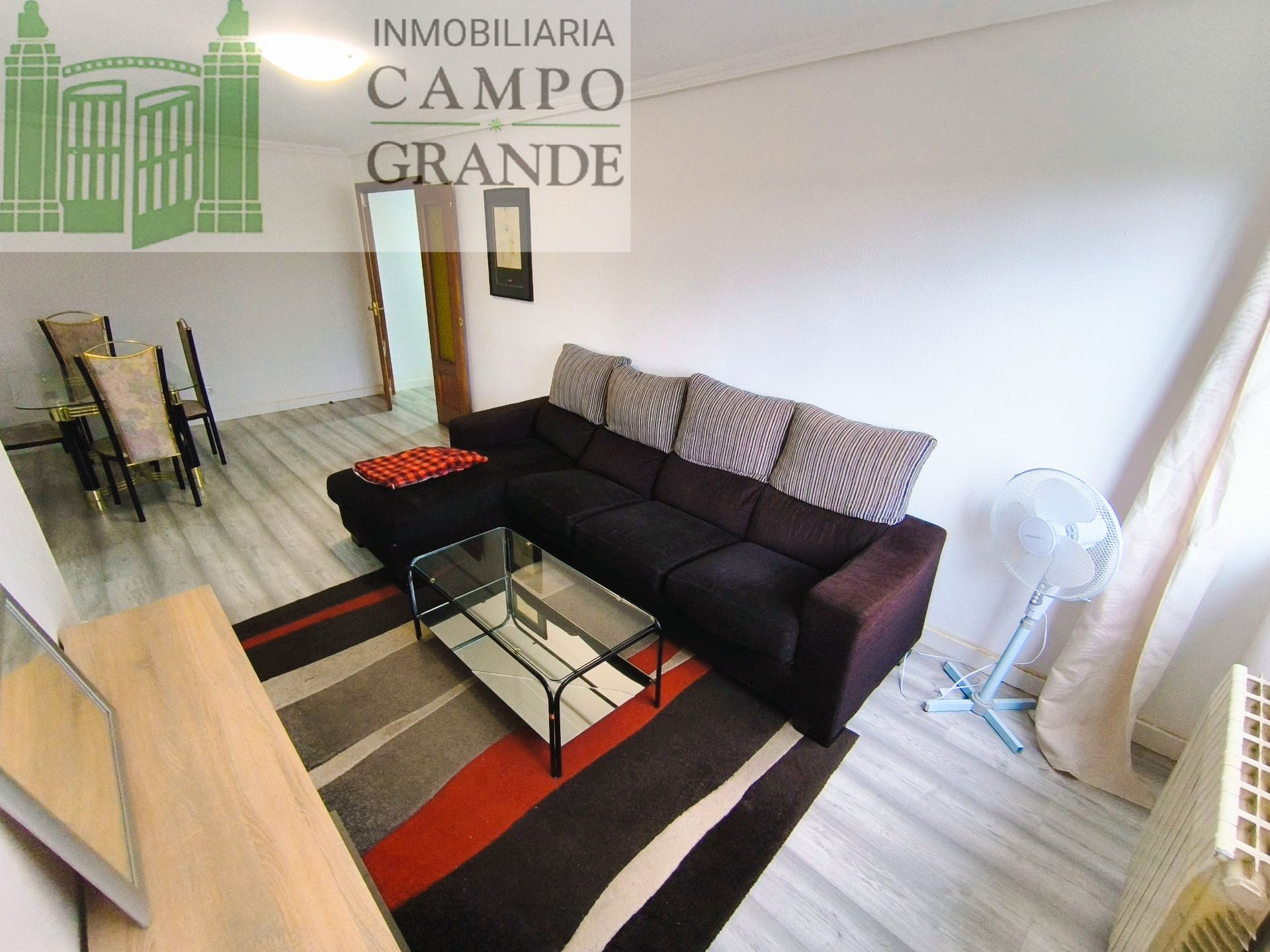 Living room of Flat to rent in Palencia Capital  with Heating, Parquet flooring and Furnished