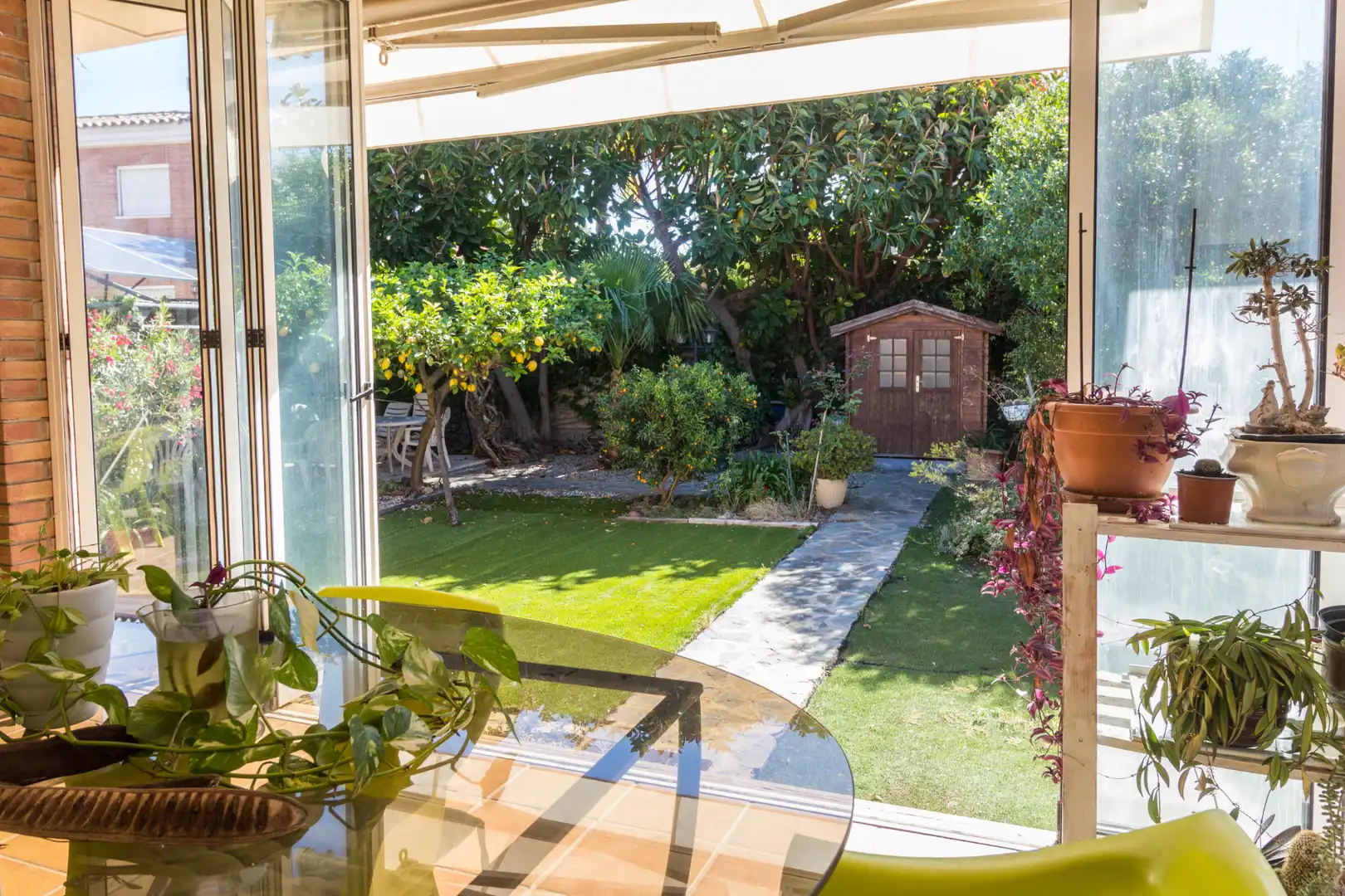 Garden of Houses for sale in Cambrils  with Air Conditioner, Heating and Private garden