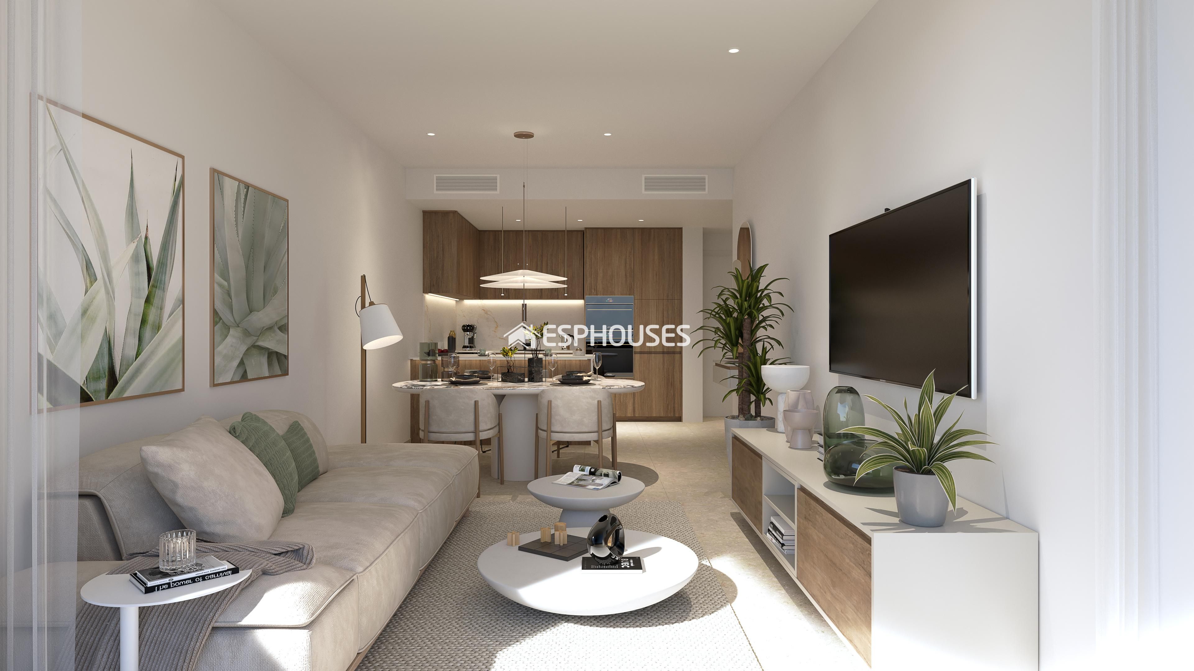 Sala de estar de Apartamento en venta en Pilar de la Horadada con Aire acondicionado, Terraza y Trastero
