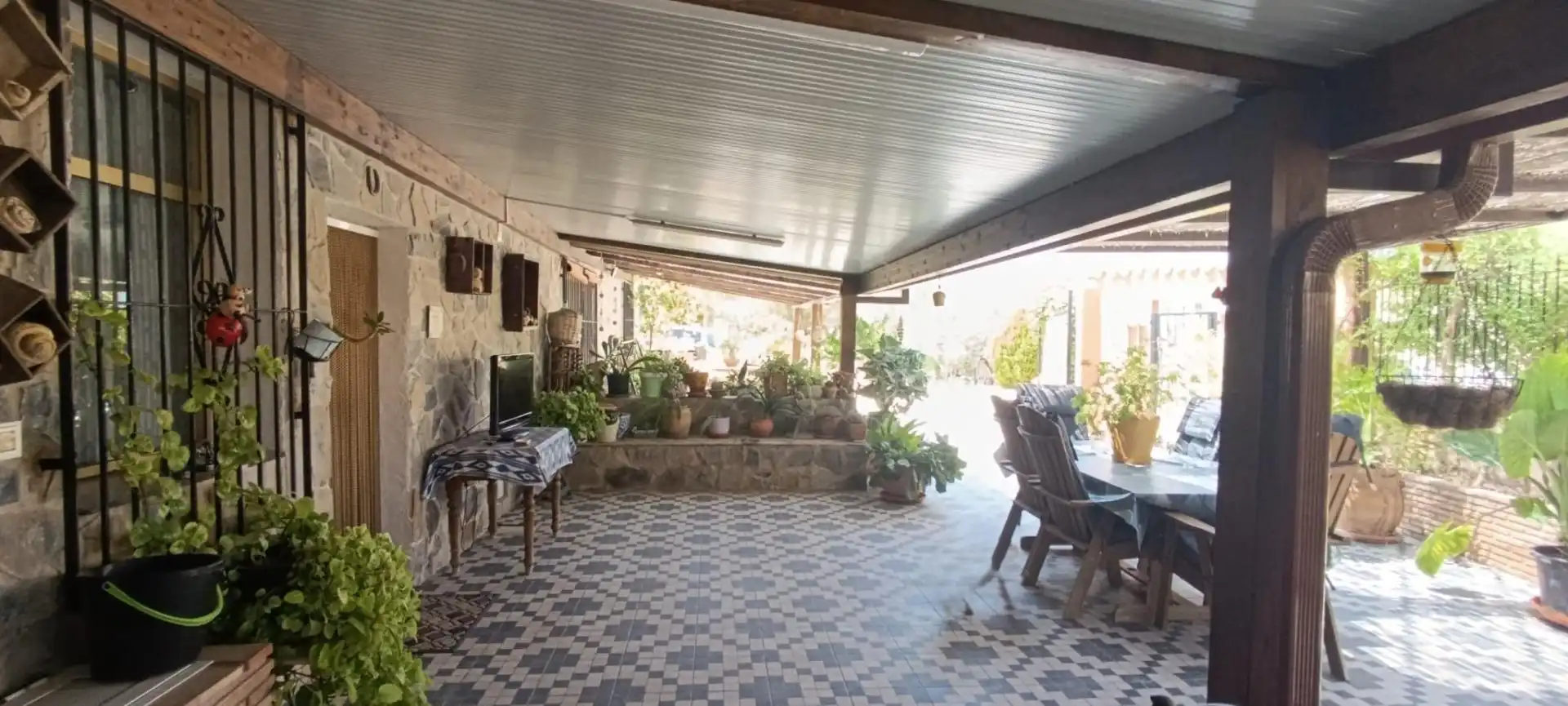 Terraza de Casa o chalet en venta en Algueña con Jardín privado, Terraza y Trastero